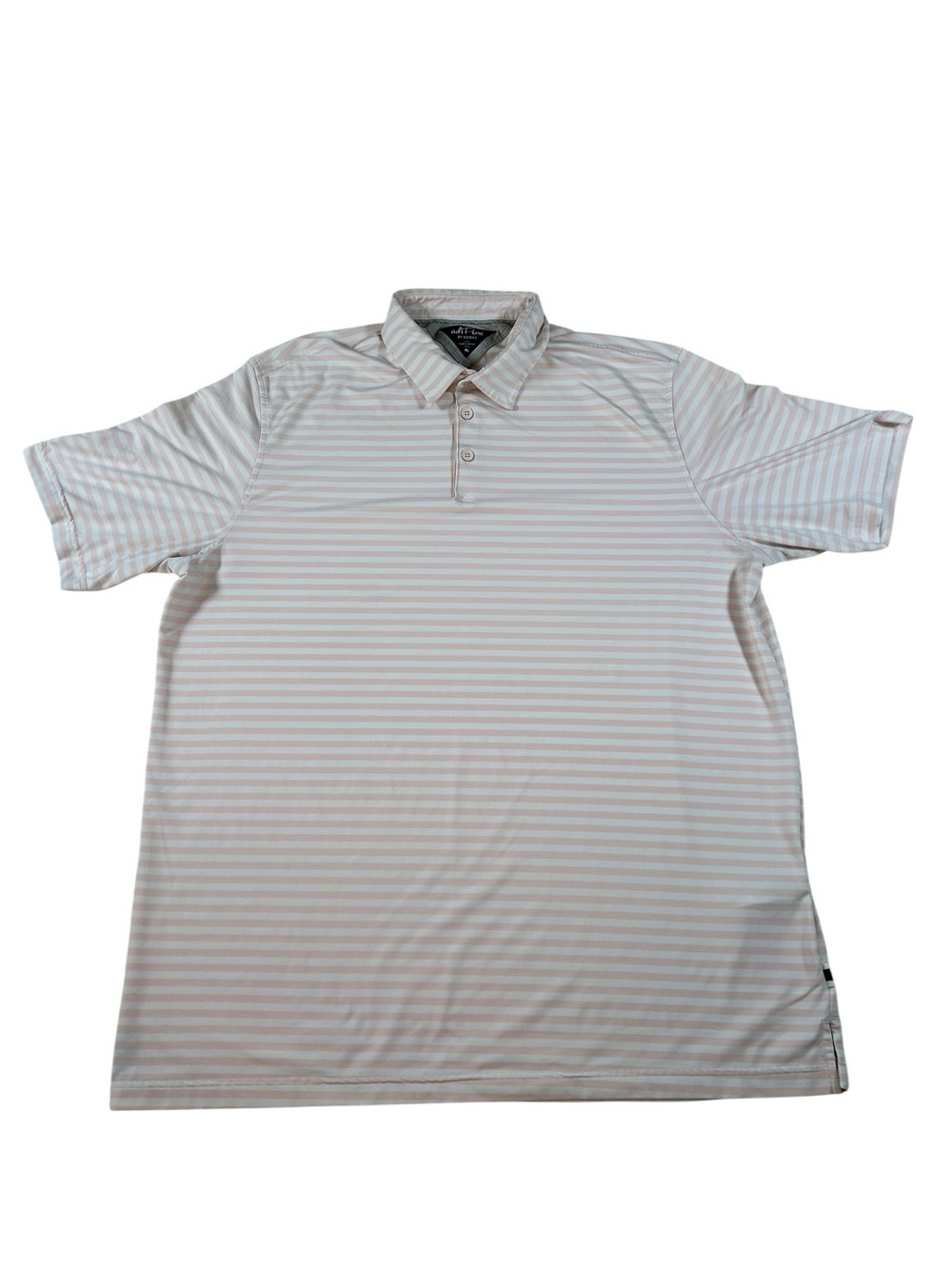 adidas Adipure Essential Stripe Golf Polo Shirt Coastal Casual Performance